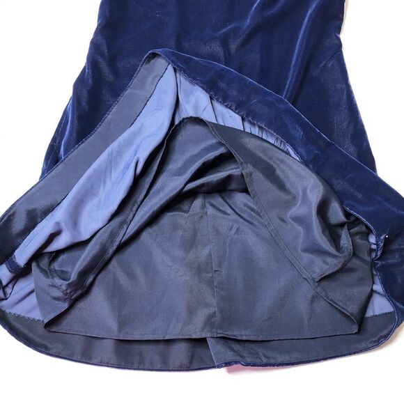 J CREW Velvet Ruffle Hem Dress - Picture 5 of 6